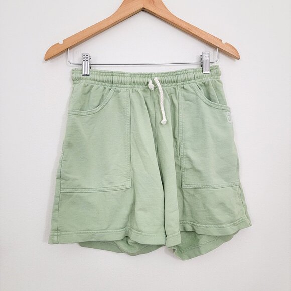 Big Bud Press Pants - Big Bud Press Sweat Shorts in Light Green Small